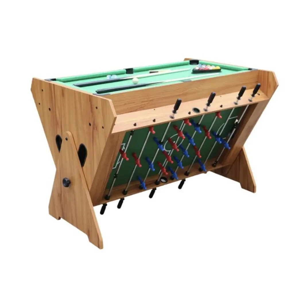 3-in-1 Parent Child Interactive Puzzle Multi Functional Table Football Table Ice Hockey Billiards Table Indoor Children Adult