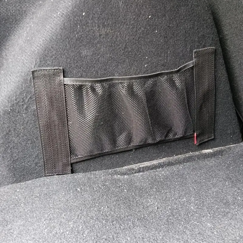 F1CF Cargo Net Adjustable Elastic Rear Trunk Net Universal Storage Automotive Cargo Mesh Holder Pocket for SUV for