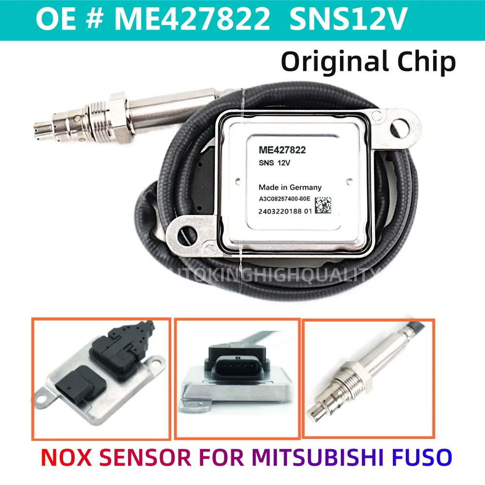 

ME427822 Original New Nitrogen Oxide Sensor Nox Sensor For Mitsubishi Fuso FE160 4P10 2012 Truck