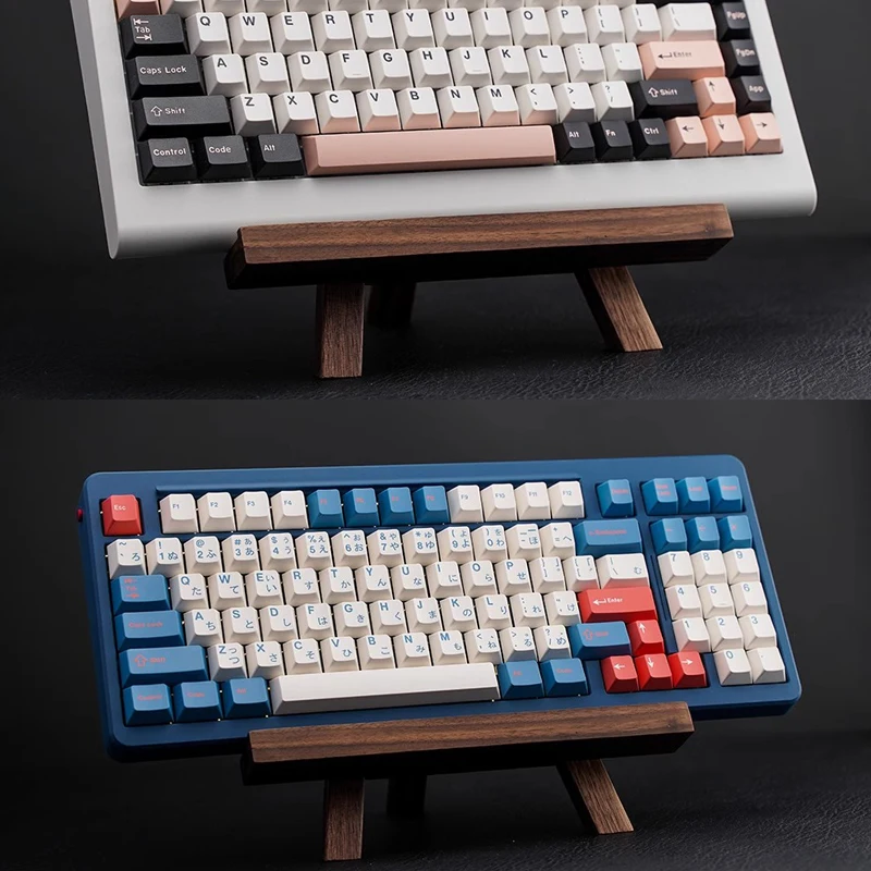 

FBB Keyboard Storage Stand Walnut Bracket Custom Support Universal Keyboards Display Key Board Wood Holder Anti Slip