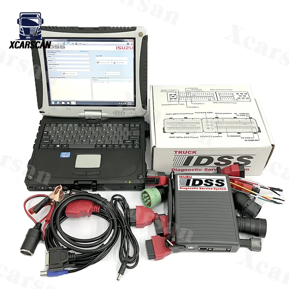 CF19 Laptop Truck Excavator For ISUZU IDSS III Diesel Engine Diagnostic Tool G-IDSS E-IDSS Commercial Vehicles EURO6/EURO5