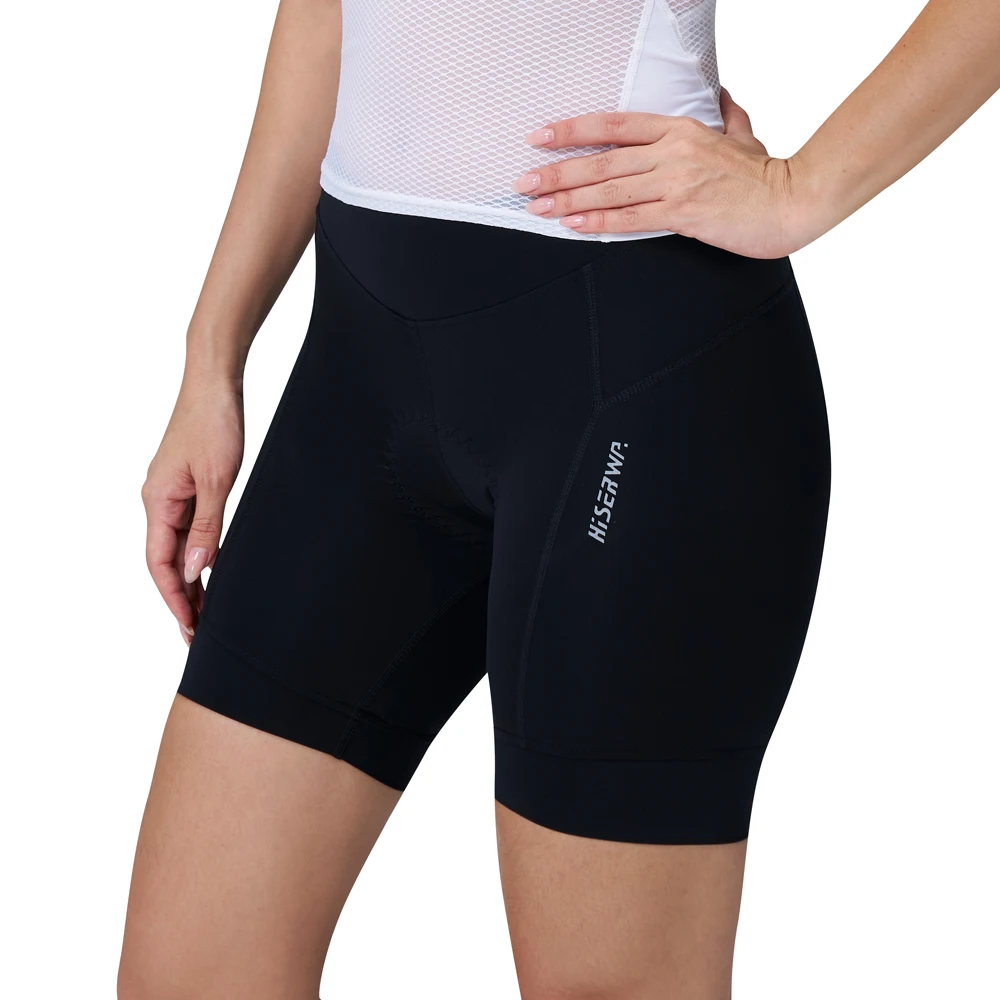 Pantalones cortos acolchados de ciclismo para mujer, ropa interior larga a prueba de golpes, para ciclismo de montaña o carretera