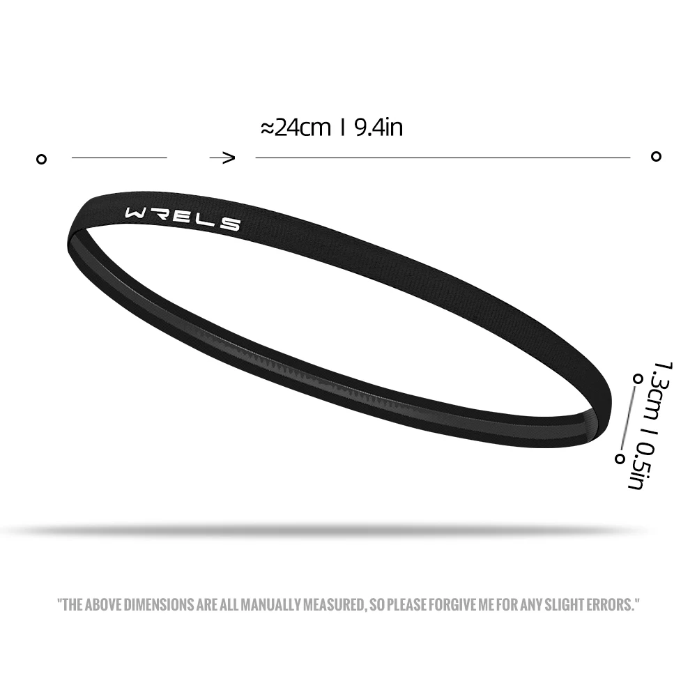 2PCS Sport Headband Anti-slip Cycling Hairband Elastic Silicone Headband for Fitness Gym Outdoor Women Men Lightweight Sweatband image 5