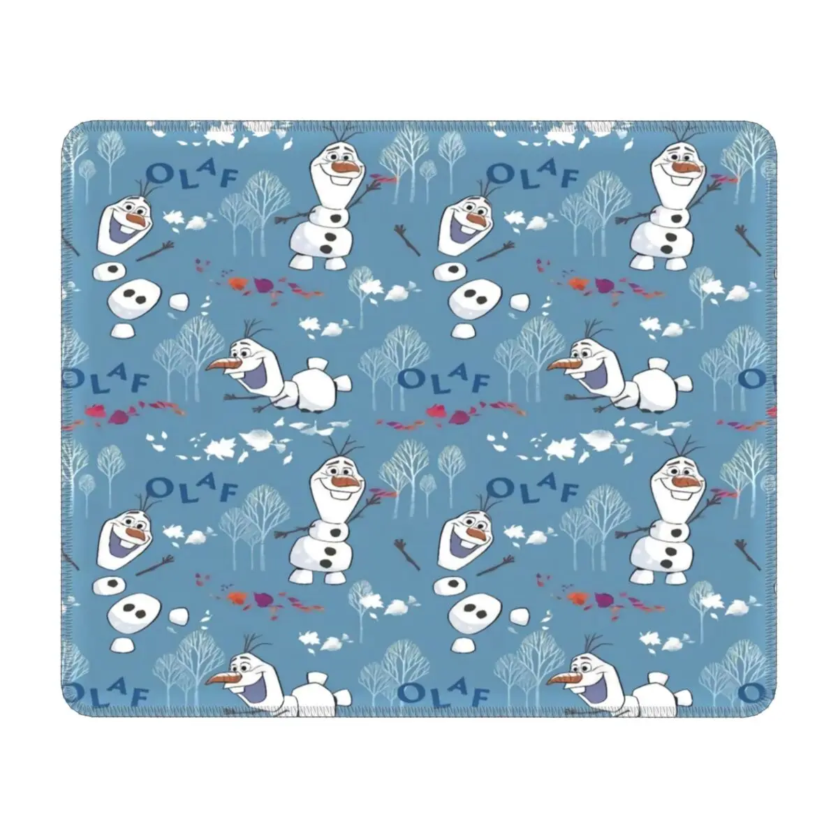 Custom Frozen Olaf Elsa Mouse Pad Non-Slip Rubber Base Gaming Mousepad Accessories Office Computer PC Mat