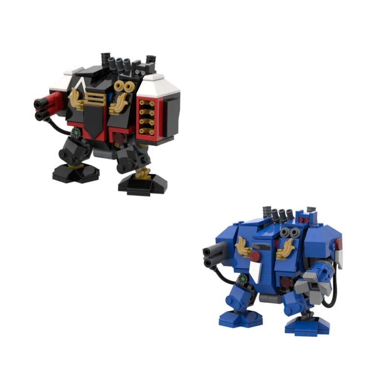 

New 40K Mecha Game Ballistus Dreadnought Robot Building Block Model High-Tech Mecha Battle Robot Bricks Toys Kids Birthday Gifts