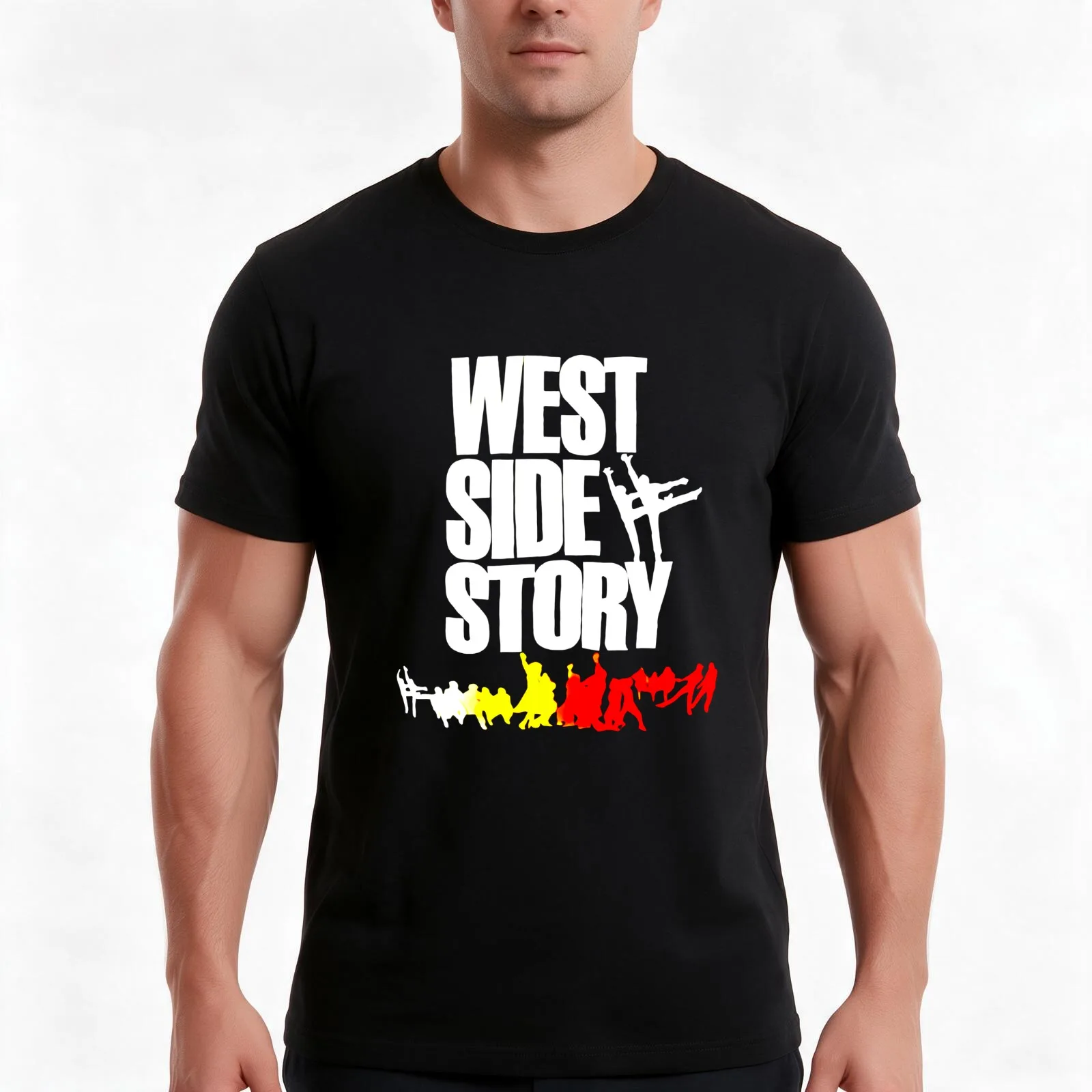 Find 80's West Side Story Vintage Super Soft + Paper Thin Classic Broadway Musical + Natalie Wood Movie Promo T-Shirt