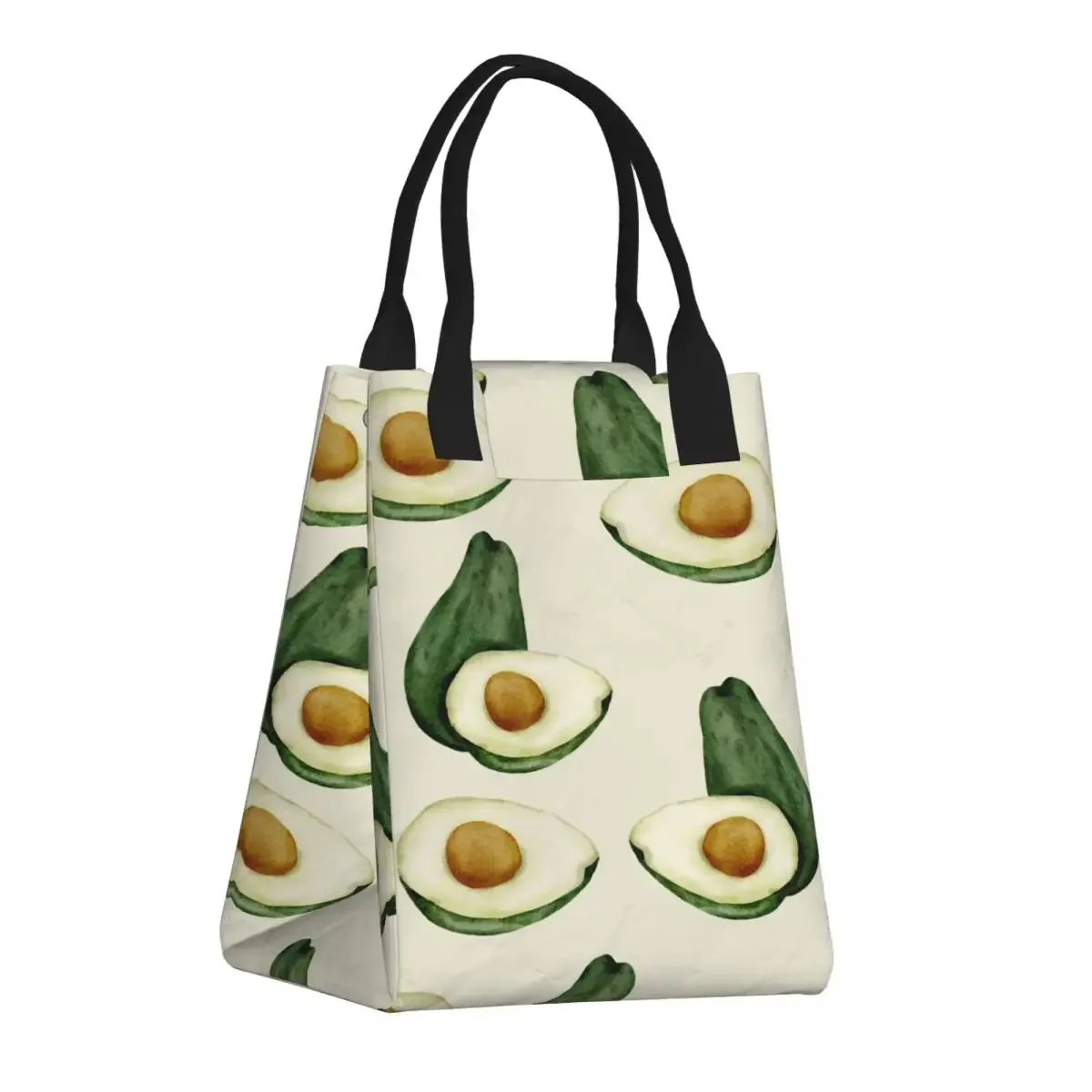 

Lunch Bag Paper Lunch Box Tote Bag Avocado Fruit Insulation Refrigerated Portable Storage Bag School Outdoor Picnic