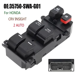 Front Left Electric Power Window Switch Lifter Control Button Parts For HONDA CRV INSIGHT 2 AUTO 35750-SWA-G01 35750SWAG01