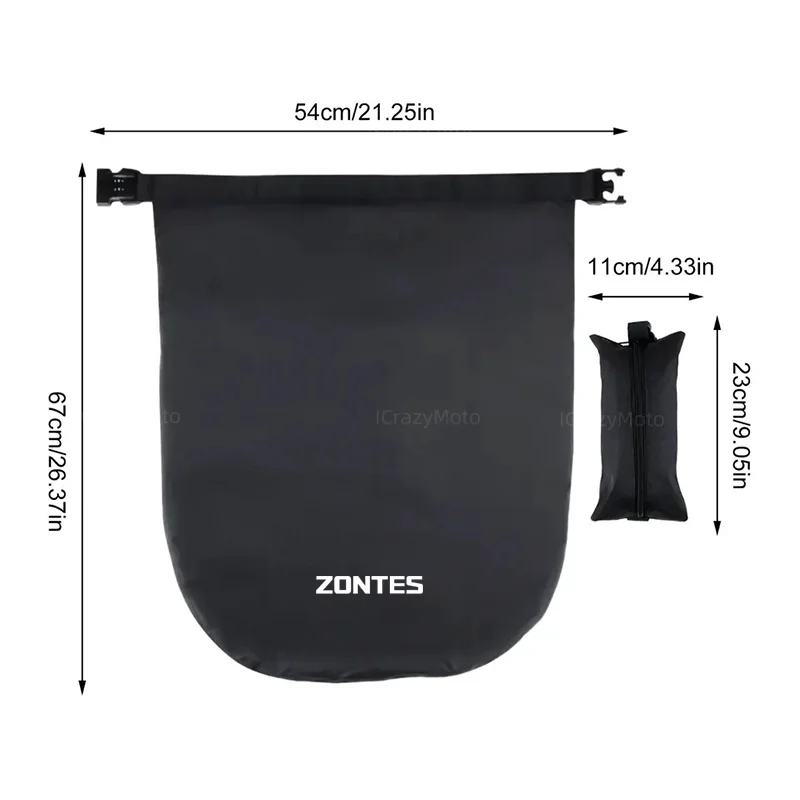 Portable Waterproof Motorcycle Helmet Bag For Zontes G1 125 ZT125 G1 ZT125U ZT 125 U ZT 310X ZT310R Large Capacity Password Lock