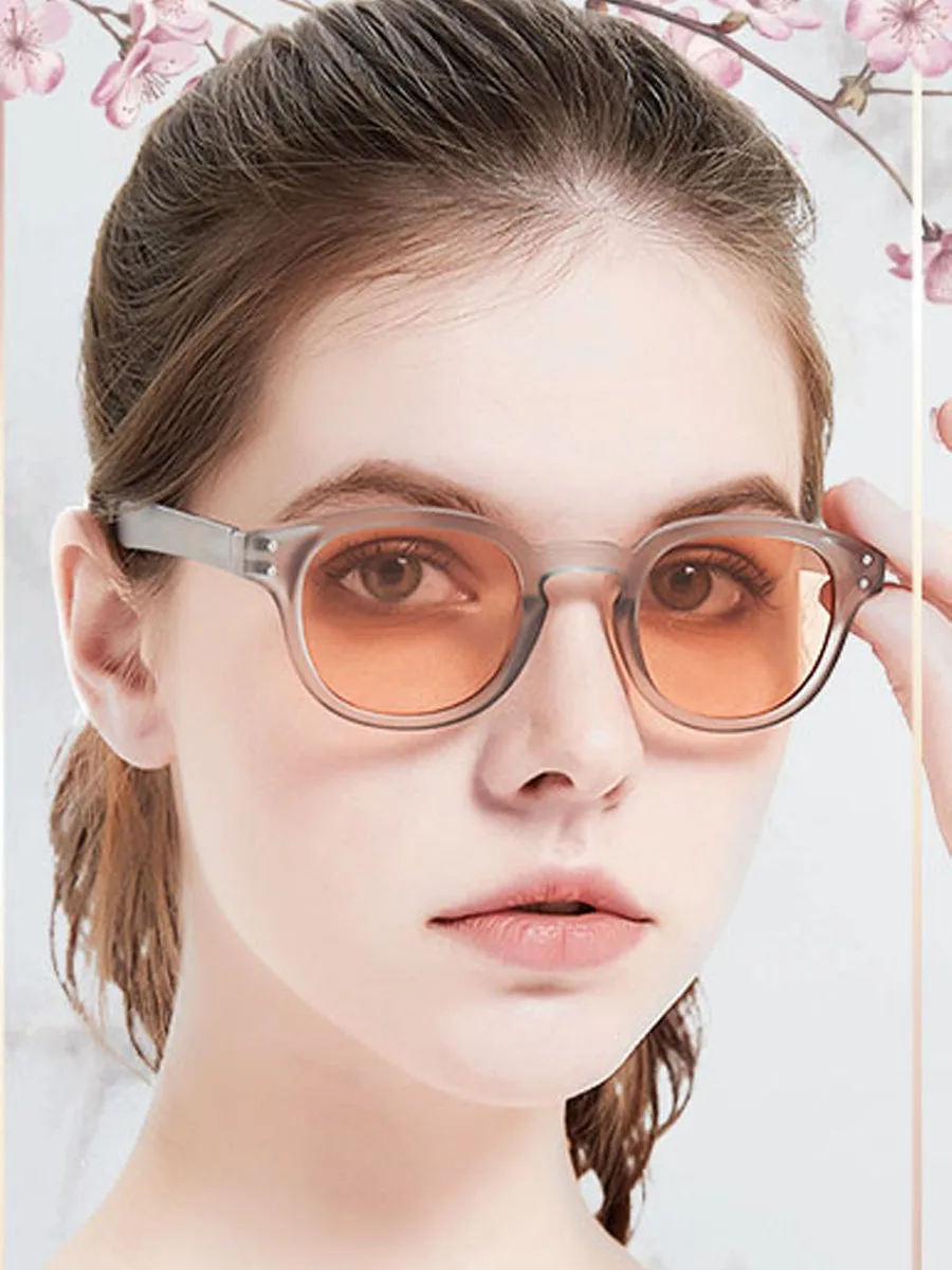 Meeshow Brand Sunglasses New Men Women Retro Fashion Driving Design Frame  UV Protection Night Vision Yellow Sun glasses
