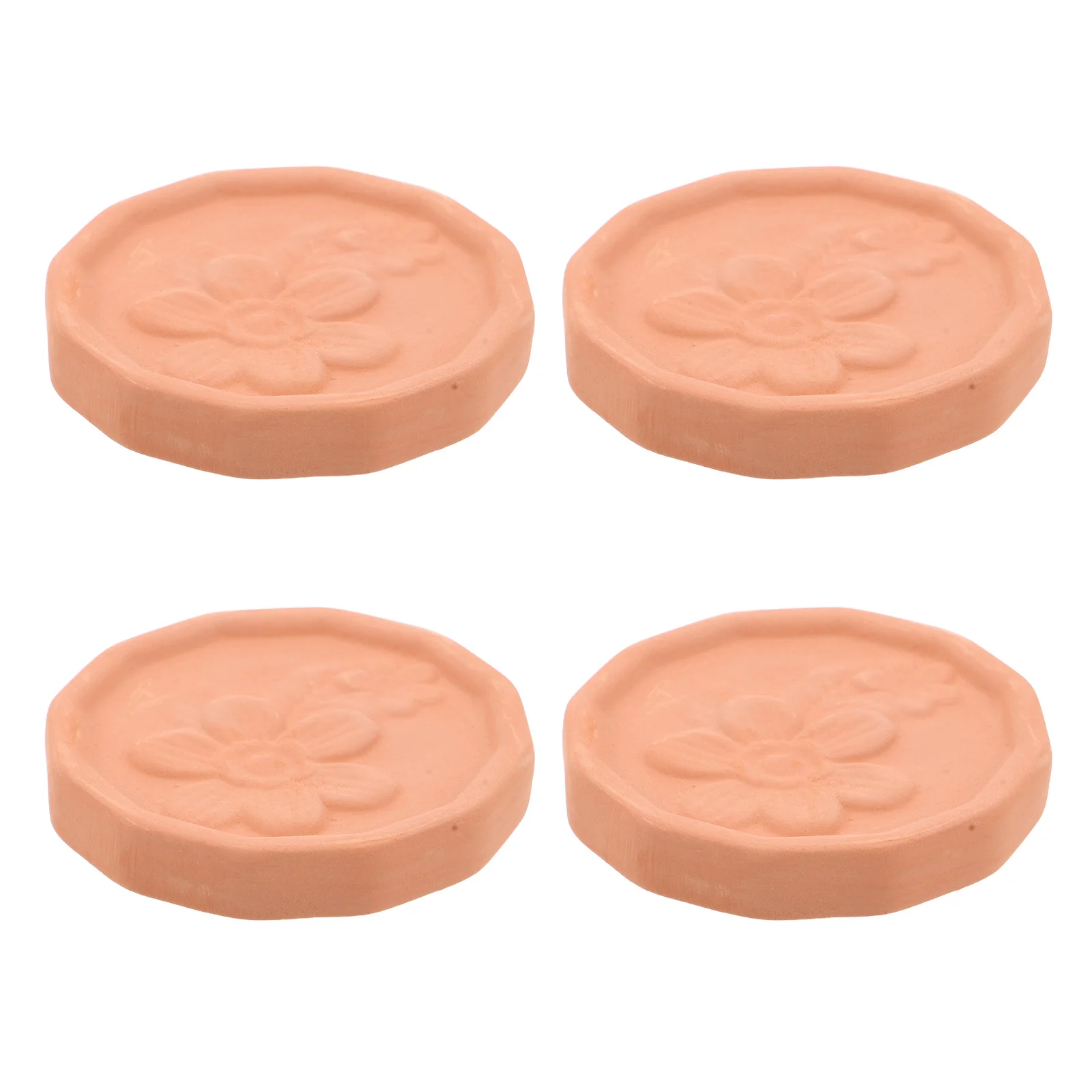 

4Pcs Terracotta Bread Warmer Round Shape Basket Insulation Supply Pastry Tortilla Bread Humidity Keeper Terracotta Warmer