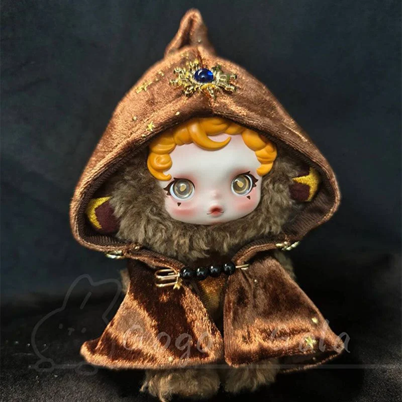 

For Labubu 1st/2nd/3rd Gen Compatible With Sp Sleepless Theater Series Wednesday - Mysterious Cloak Doll Outfit Set
