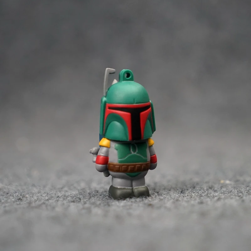 Mini Star Wars Rey Ewok Luke Skywalker Han Solo Action Figures Cartoon Dolls Pendant Key Chain Desktop Decoration Children Gift