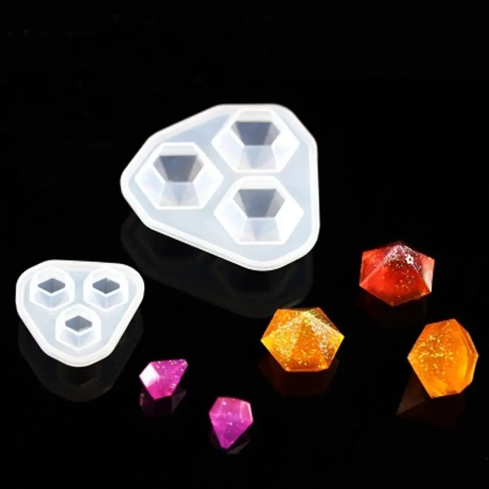 Transparent Silicone Diamond Mold Funny Classical Mould Cute Crystal Jewelry Making Tool Novelty Craft Supplies