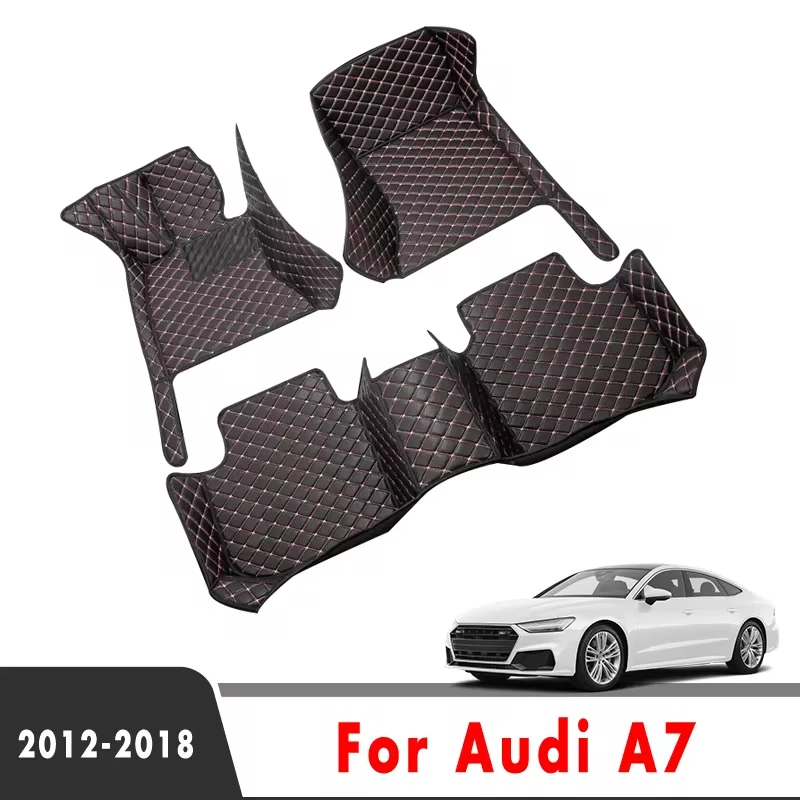 

Автомобильные коврики для Audi A7 2018 2017 2016 2015 2014 2013 2012, Автомобильный Ковер, индивидуальные накладки на ножки, аксессуары для интерьера автомобиля