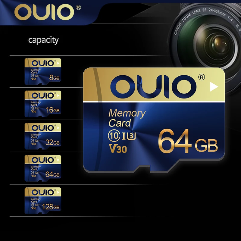 Memory card: 64, 128gb, Micro TF, SD card: 8GB, 16GB, 32GB, 64GB, 128GB, memory card Flash: 10-class SD card, V30, A2, TF Flash