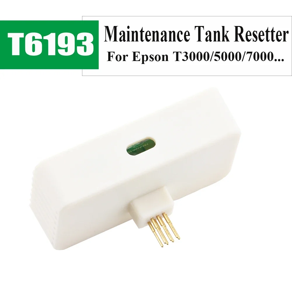 

Новый сброс чипа резервуара для обслуживания T6193 для Epson SureColor T3000 T5000 T7000 T7050 T7070 T7080 F6000/F6070/F6080/B6070