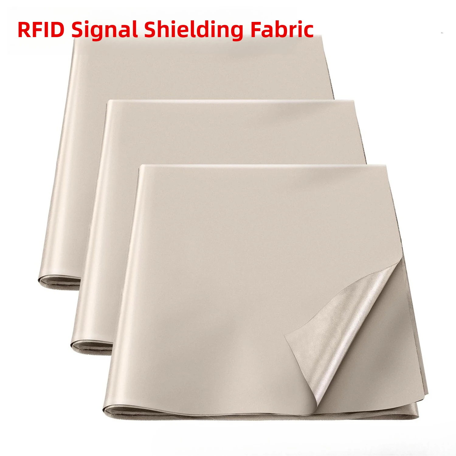 RFID Shielding Fabric Anti Electromagnetic Radiation Anti-theft Brush Wallet Lining Cloth Touch Screen Gloves Conductive Cloth