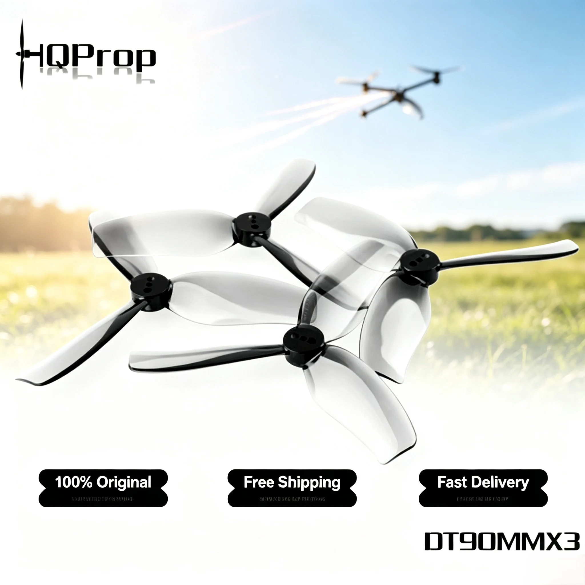 Genuine HQ DT90MMX3 3.5 inch 90mm Propeller Suitable Cinelog35 Or Other 3.5 inch Drone