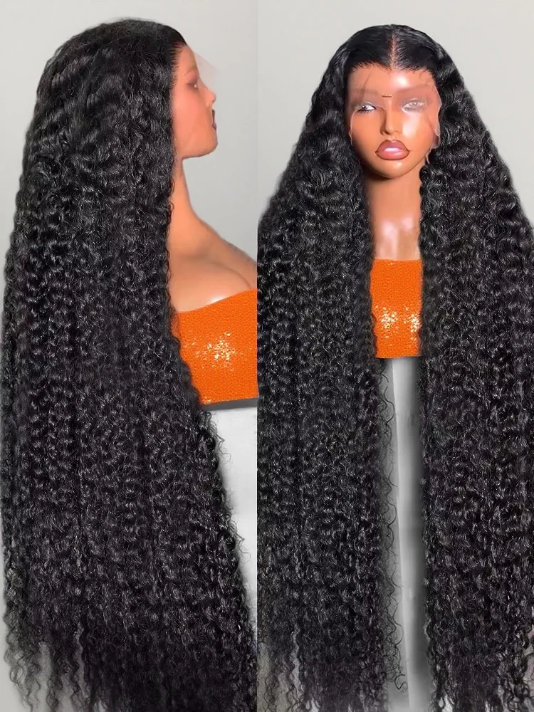 

46 46-дюймовый парик с глубокими волнами и кружевной фронтальной частью 13x4 13x6 360 Hd вьющиеся человеческие волосы Парики с кружевной фронтальной частью 300% Плотность Водяная волна Парик с фронтальной частью шнурка