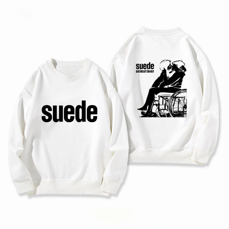 

2026 SUEDE Band's Round-neck Hoodie for Men Is A Trendy, Casual and Versatile Top for Both Men and Women in Autumn and Winter