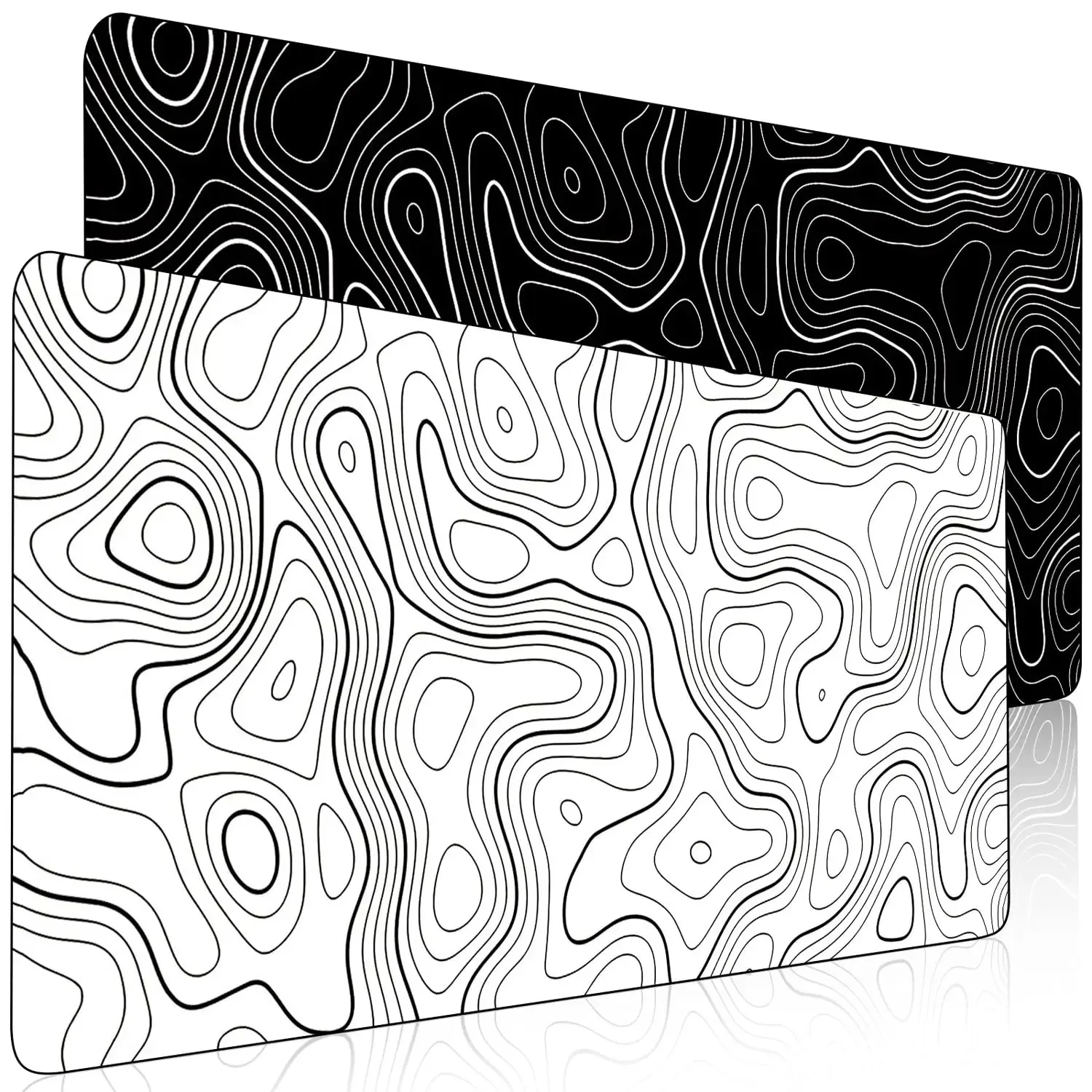 Classic Black and White Texture Mouse Pad Durable Non-Slip Desk Mat Simple Fashion Office Essential Personality Game Accessories