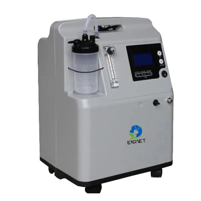 Veterinary Equipment Oxygen Generator Medical Grade 5l 10l Double Flow Oxygen Concentrator