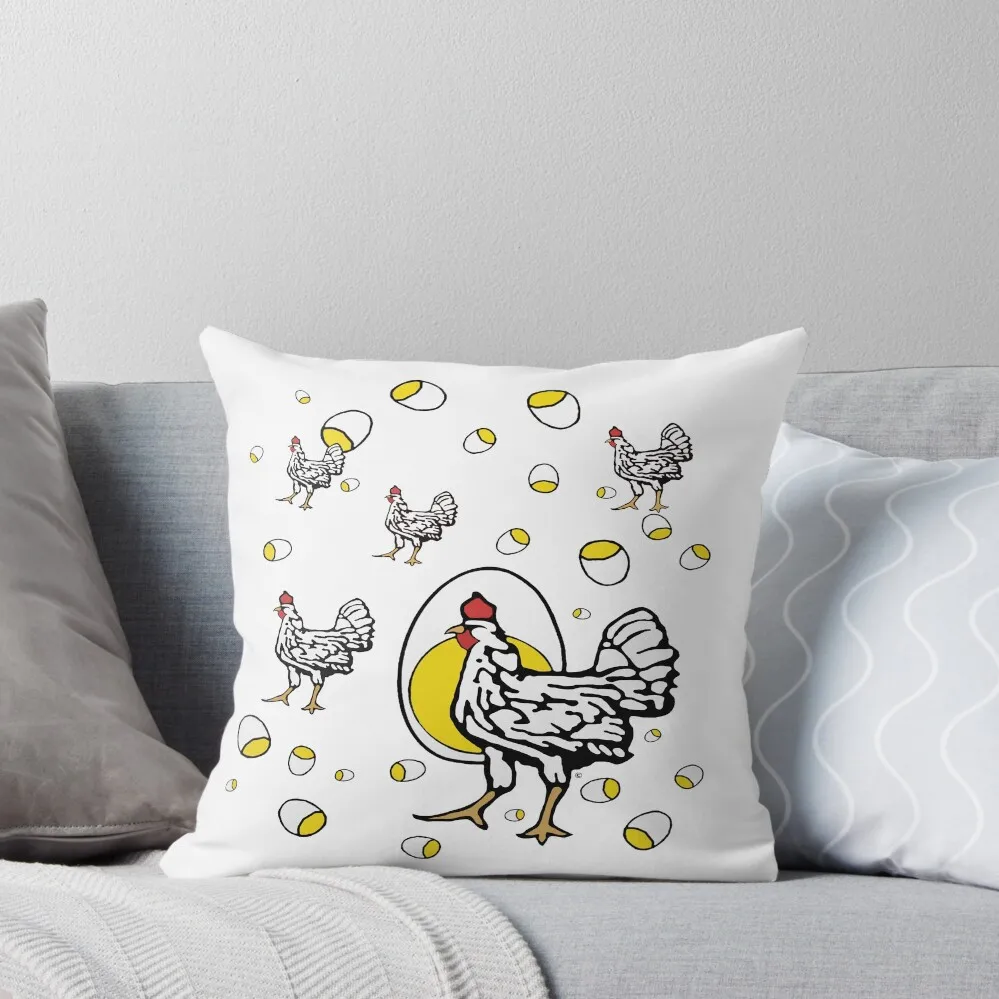 

Roseanne Inspired Chicken Shirt Parody Design Throw Pillow christmas decorations for home 2025 Couch Cushions pillow