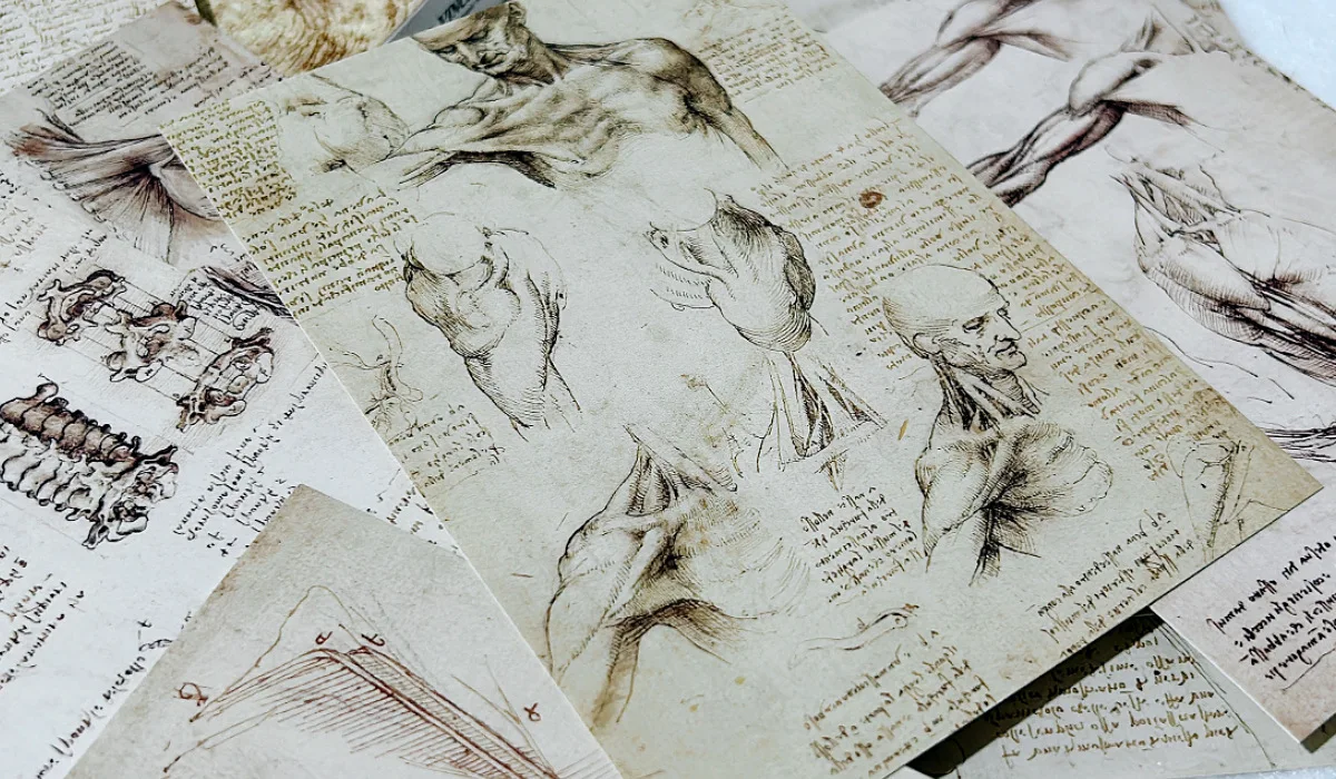 30 листов/лот Леонардо да Винчи эскиз живопись открытка винтажная художественная поздравительная открытка сообщение подарочные открытки для украшения своими руками