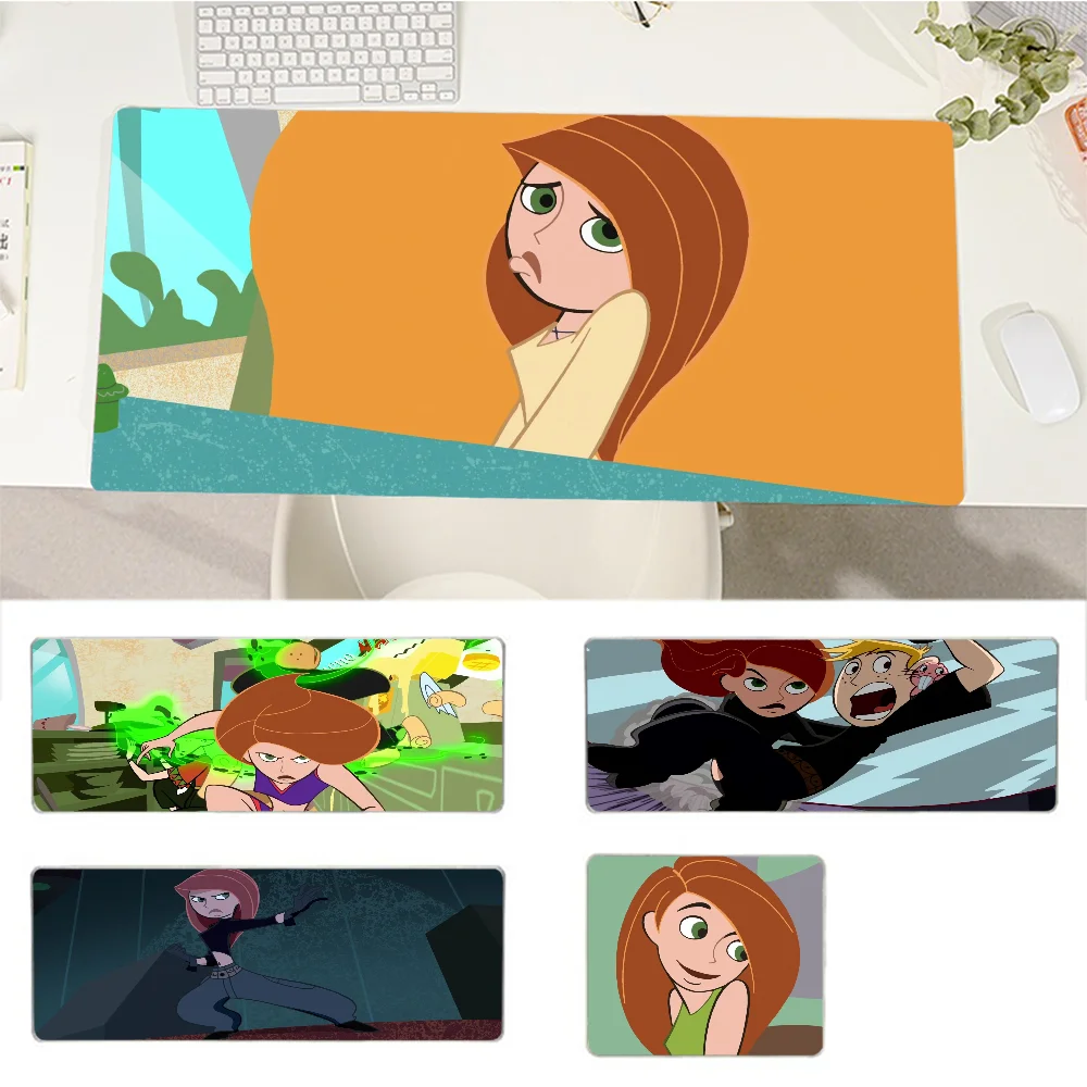 

Disney Kim possible Mousepad Beautiful large gaming mousepad L XL XXL gamer mouse pad Size for Game Keyboard Pad for Gamer