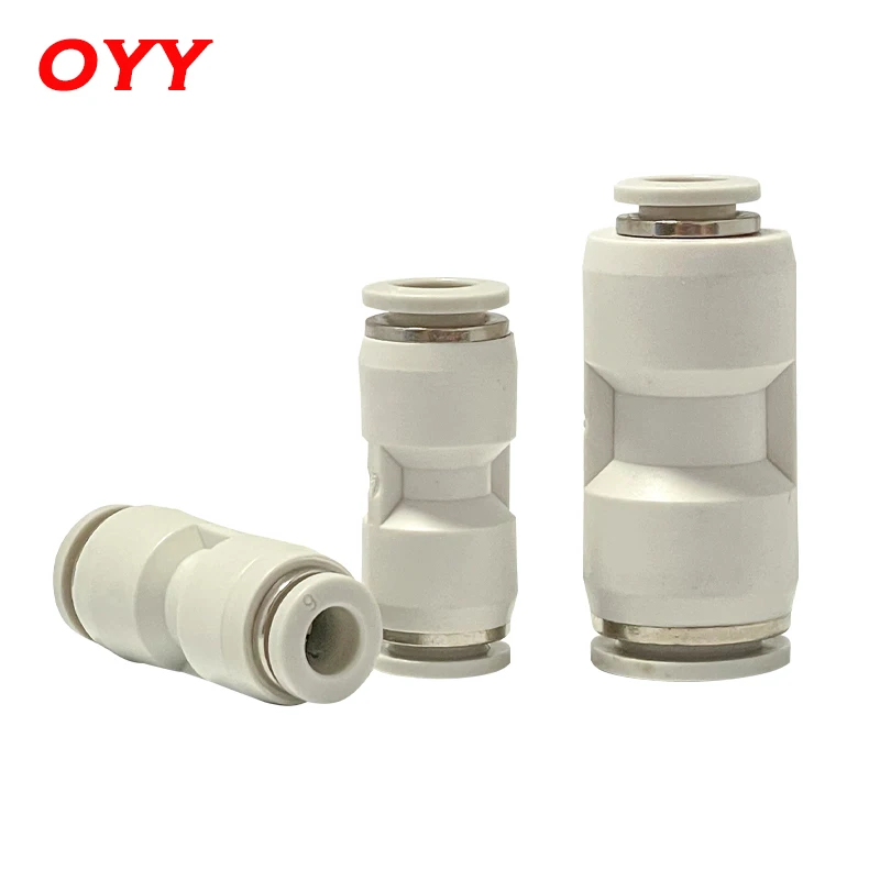 1PCS Pneumatic Fitting PG Type Trachea Quick Plug Straight Through Reducing Joint PG6-4/8-6/10-8/8-4/10-6/12-8