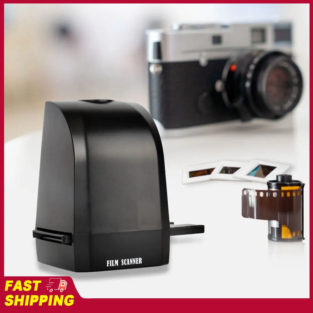 

Сканер для слайдов и негативов 135 мм, 8 Мп CMOS, преобразует слайды и негативы в цифровые фото в формате JPEG