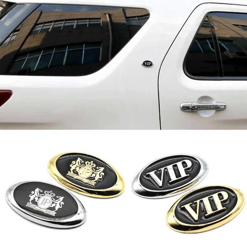 Car Body Side Emblem Rear Trunk Badge Sticker JP VIP Logo for Honda Toyota Jaguar Citroen Chevrolet Suzuki Audi Nissan BMW