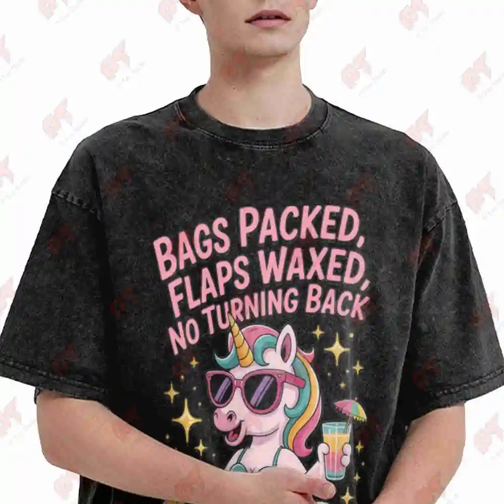 Embarrassing Inappropriate Travel Adult Humor Vintage Washed Tee Pure Cotton T-Shirt