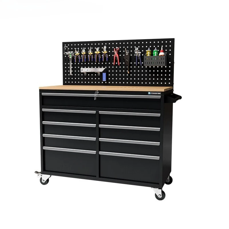 2025 New Style Metal Tool Cabinet Garage Workstation Tool Box  Steel Workbench Tool Cabinet