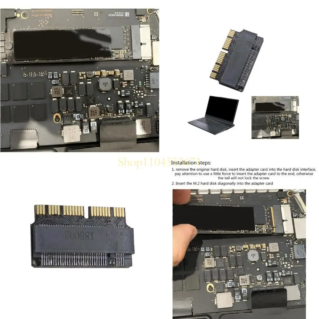 

Best Seller M.2 NVME SSD Convert Adapter SSD Upgraded Kit for Air 2013 2014 2015 2016 2017