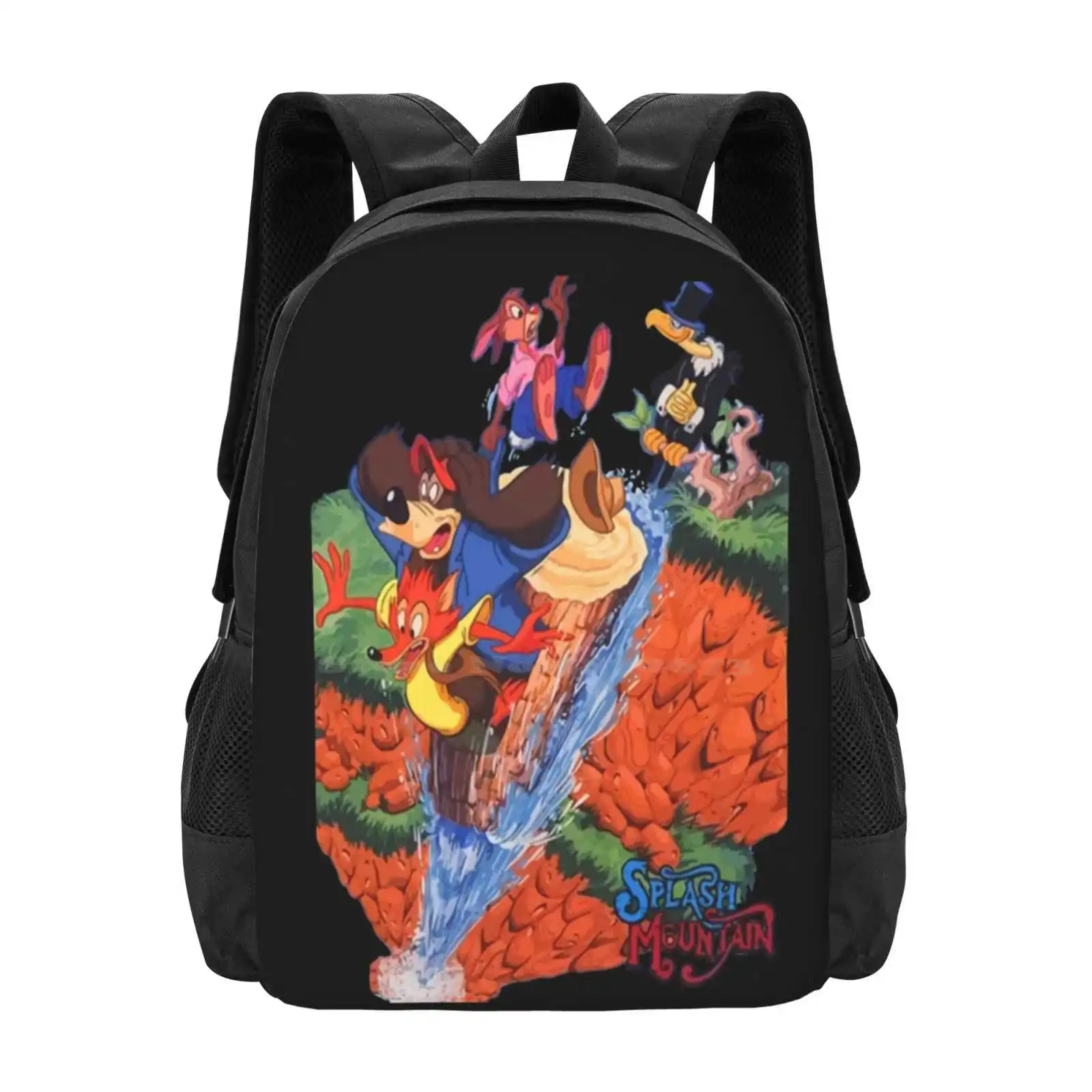 

Splash.mountain Pattern Design Рюкзак Школьные сумки Splash Mountain Space Mountain Walt World Magic Kingdom Frontierland Song Of