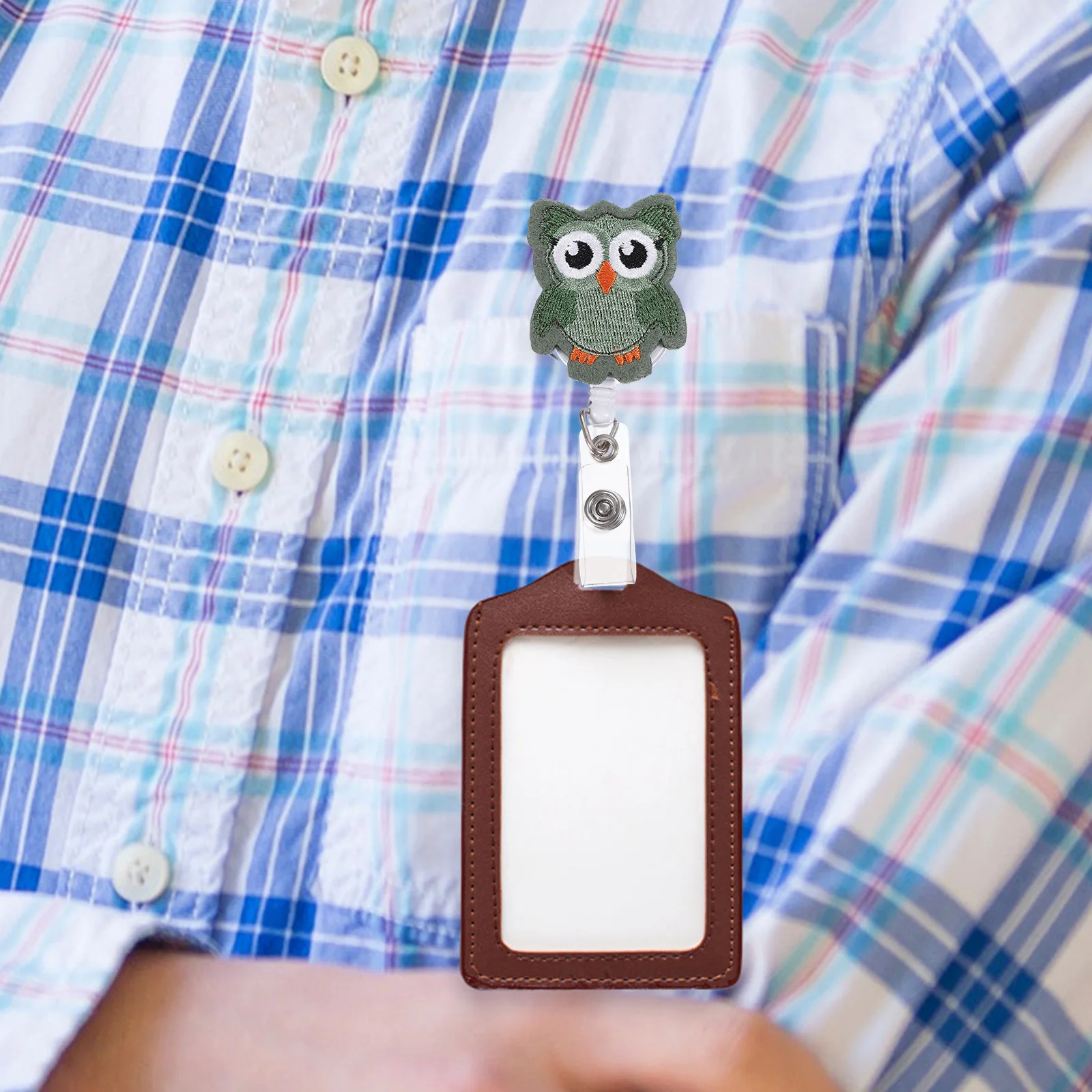 

3Pcs Retractable Badge Holder Animal Design Id Card Clip for Nurses Teachers Seminars Conferences Badge Reel Lightweight