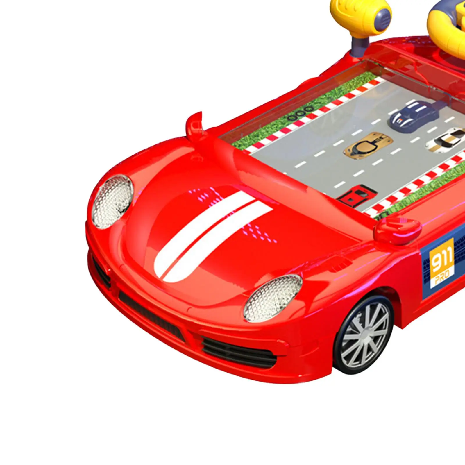 Electric Simulation Steering Wheel Toy Simulation Driving Multifunctional Practical for Kids