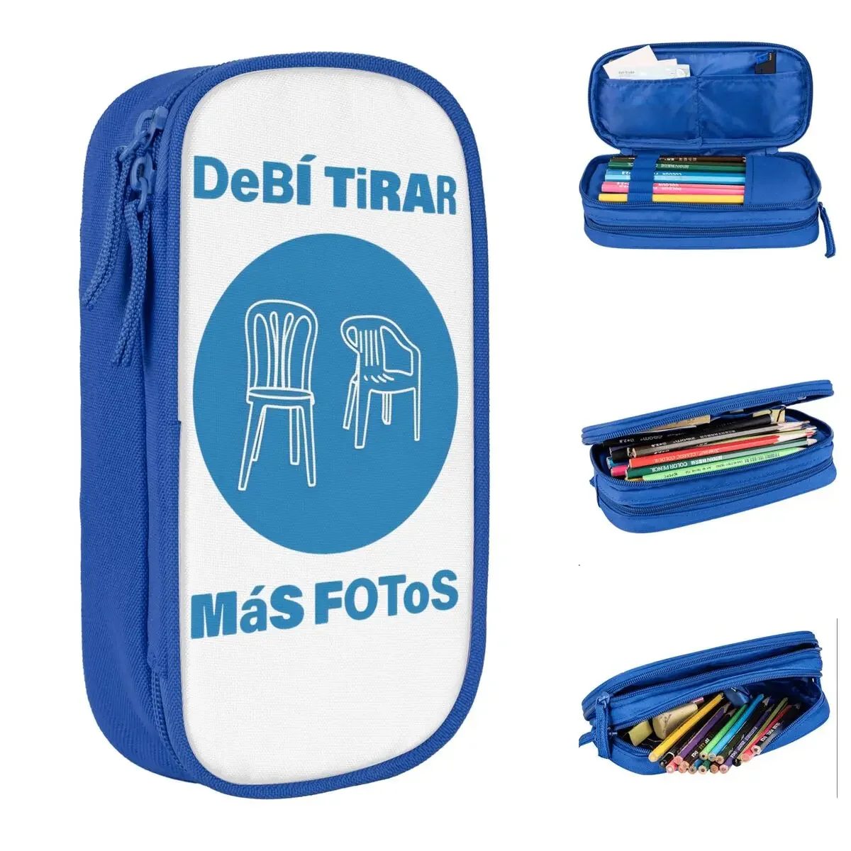 

Bad Bunny Debi Tirar Mas Fotos Tour Pencil Case DTMF Pen Holder Bags Girl Boy Large Storage Students School Zipper Pencil Box