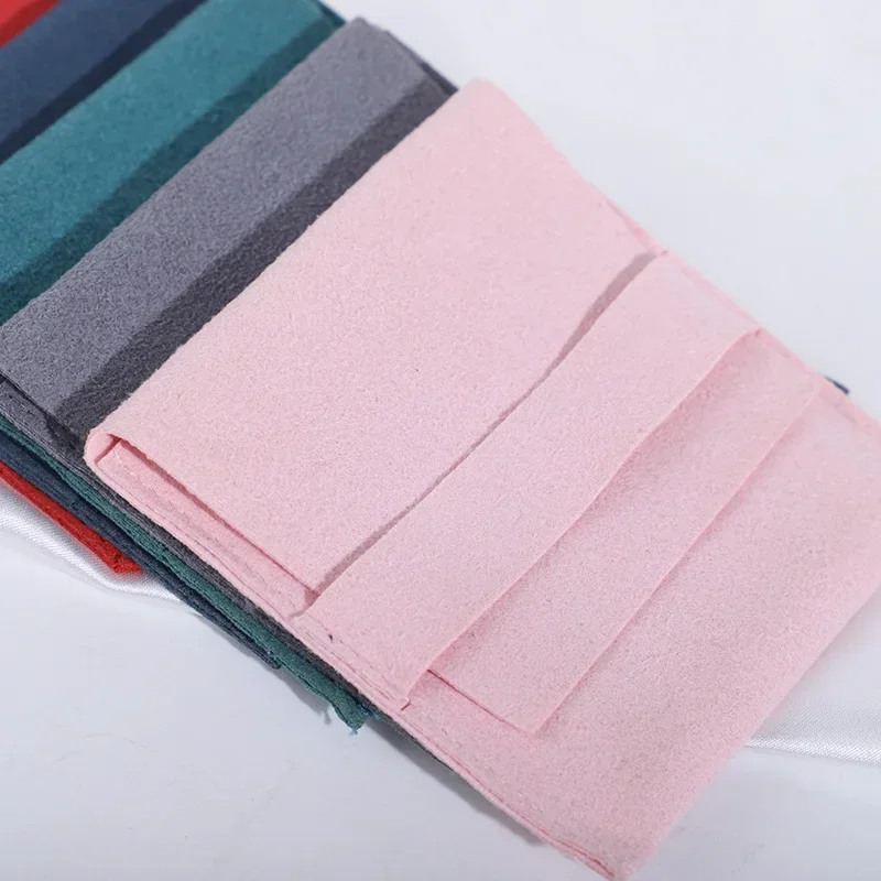 2pcs Dustproof Portable Jewelry Bag Ring Necklace Organizer Flannelettet Bag