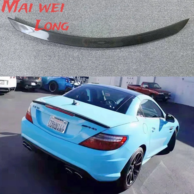 CARBON FIBER REAR TAIL WING TRUNK LIP SPOILER FOR Mercedes Benz SLK R171 R172 SLK200 SLK250 SLK300 SLK350 SLK55 2005-2019