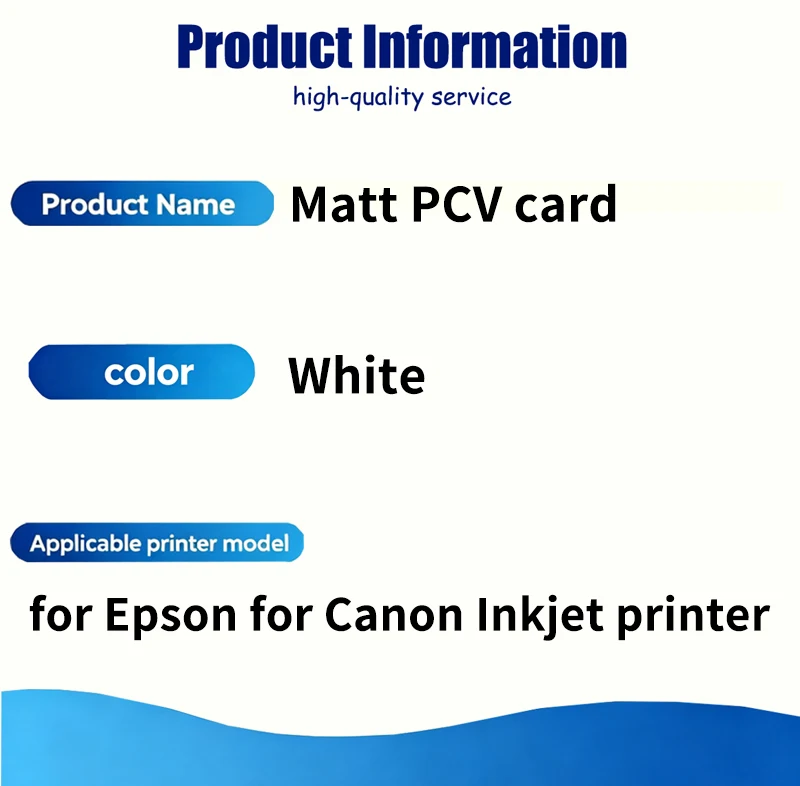 230PCS/Box ID Card business Waterproof plastic Matt card inkjet printable PVC Card Compatible for Epson for Canon Inkjet printer