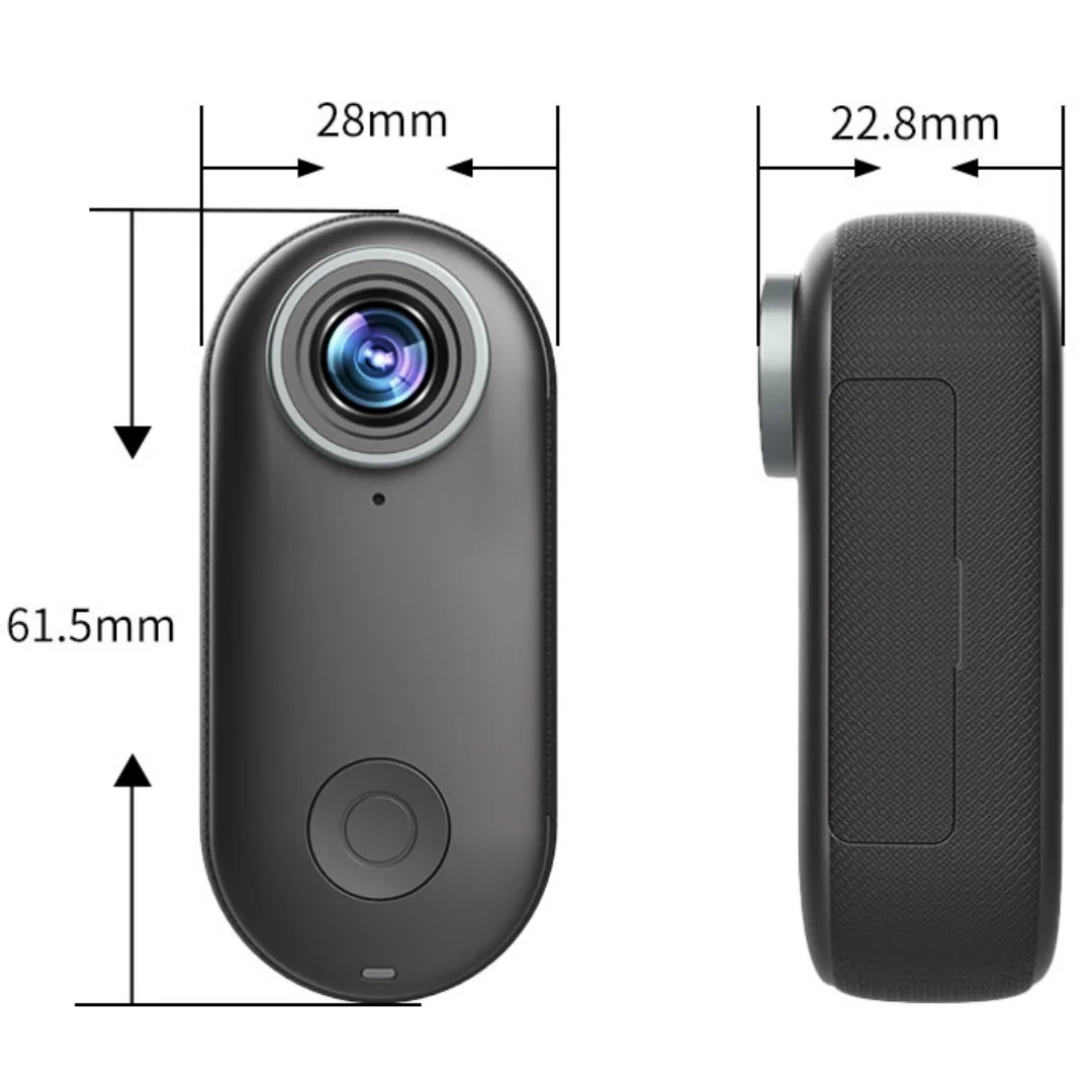 4K FHD 1080P Outdoor-Sportkamera für Helm, Motorrad, Fahrrad, Mini-Actionkamera für Sport und Videoaufnahmen