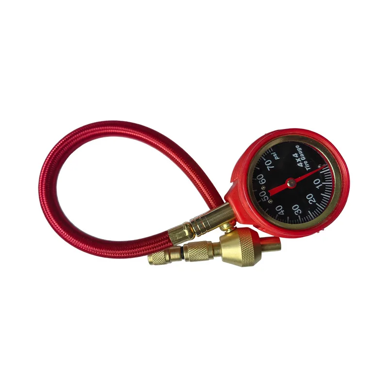 Tire Pressure Gauge Pointer Dial 70PSI with Storage Case For 4x4 Off-Road Car SUV ATV Automotive Tire Tools Accessories