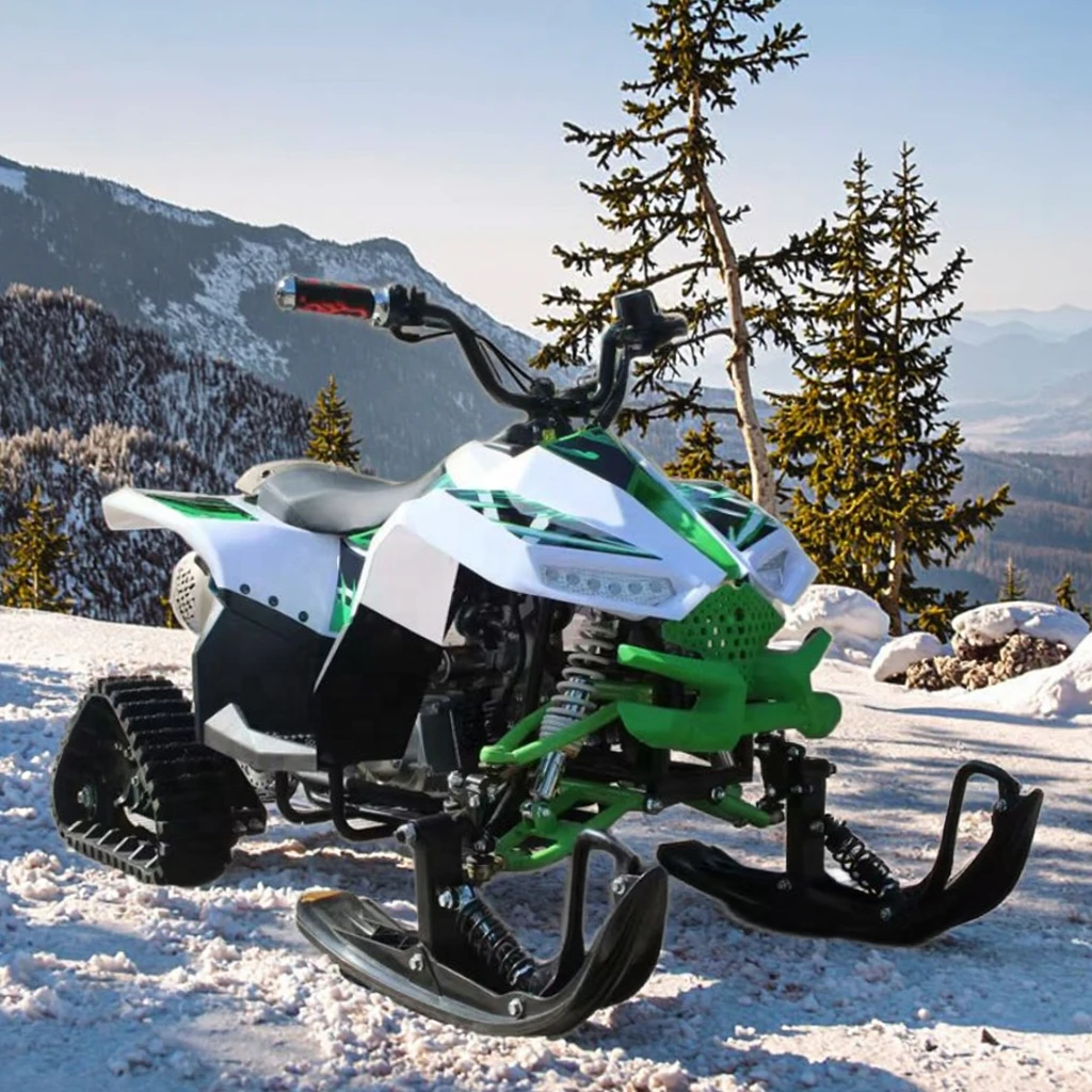 Factory Export 110CC 4-Stroke Automatic Chain Drive ATV Snowmobile and Quad Bike Equipped for Winter Sports Play