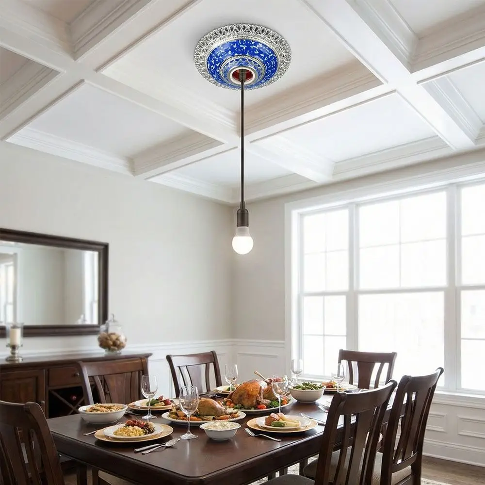 

Цветной круглый патрон E27 с фиксированным основанием, винтовой держатель для лампы, аксессуары для DIY