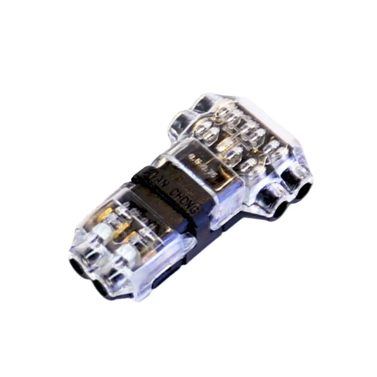 X14A& 20PCS Low Voltage Wire Connectors Solid Connection T Tap Wire Connectors 2 Pins Wire Splice Connectors No Wire-Stripping
