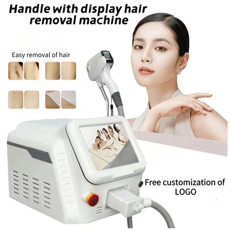 2000WHandle display 808 755 1064 diode laser hair removal machine