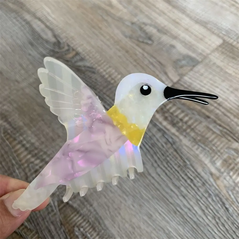 Süße süße Essigsäure Haar Klaue Kolibri Papagei Vogel Haar Clip Erfassen koreanischen Stil Cartoon Tier Hai Clip weiblich